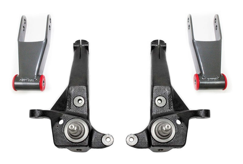 Kit de levage de broche MaxTrac 98-00 Ford Ranger 2WD avec suspension à ressort (sans Stabilitrak) 4 po/2 po