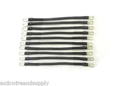 # 2 Awg HD Golf Cart Battery Cable (10-9" Black) E-Z-GO Jumper Cables U.S.A MADE AC DC WIRE AND SUPPLY