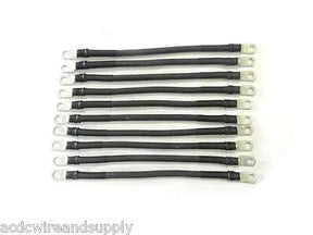 # 2 Awg HD Golf Cart Battery Cable (10-9" Black) E-Z-GO Jumper Cables U.S.A MADE AC DC WIRE AND SUPPLY