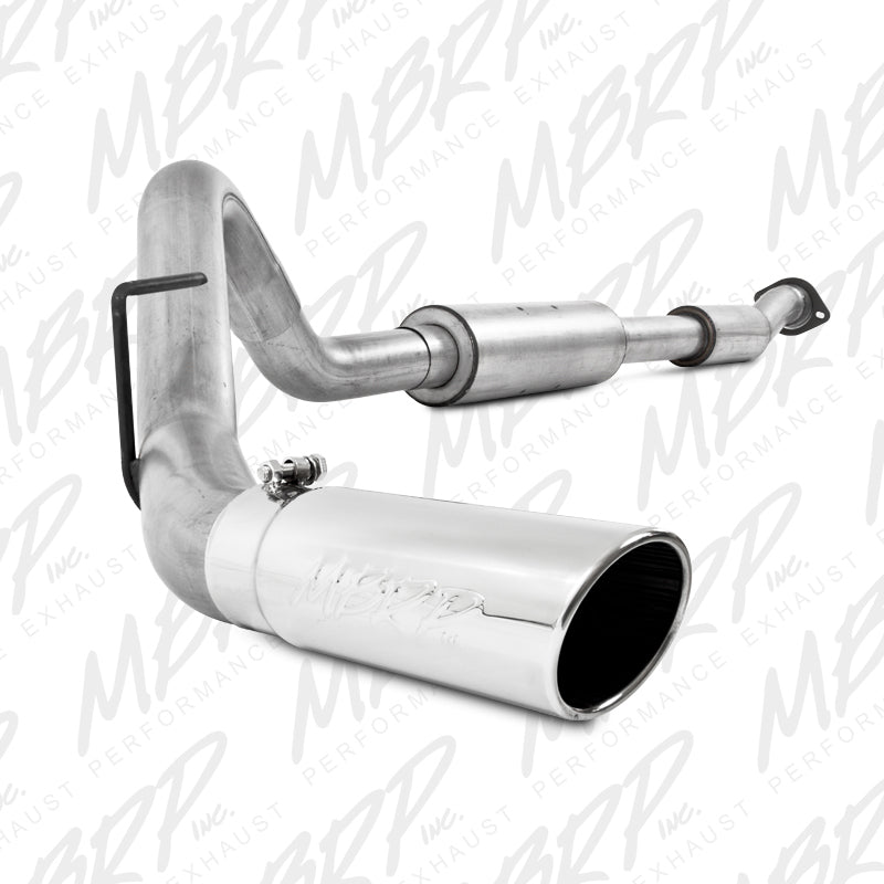 Système d'échappement en aluminium à sortie unique avec catalyseur arrière de 3,5 pouces pour Ford F150 SVT Raptor 6,2 L EC-SB/CC-SB de 3,5 pouces MBRP 11-13