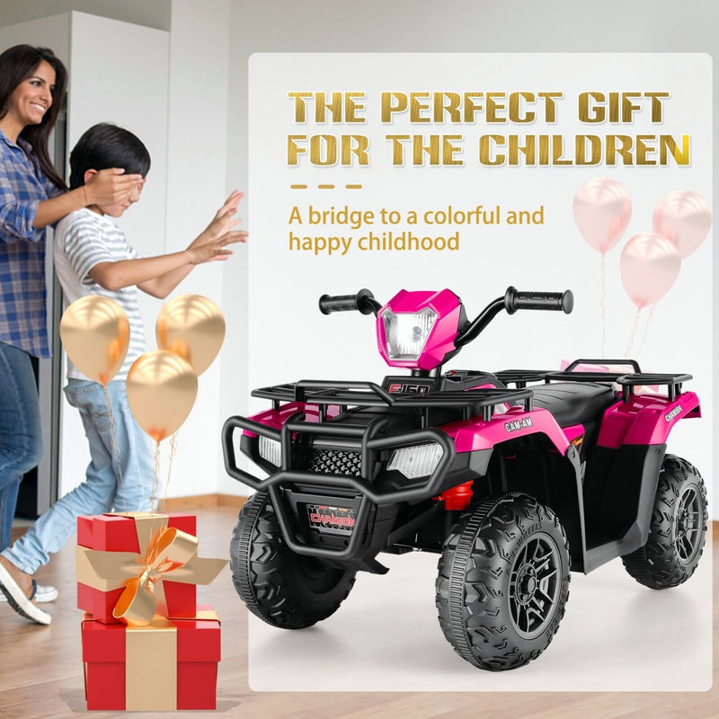 Electric 12V ATV Quad for Kids with 2 Speeds and 2x30W Motor