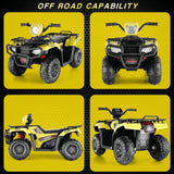 Electric 4-Wheeler Quad for Kids - 12V Battery Powered Ride-On with Dual Speeds
