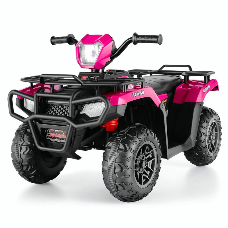 Electric 4-Wheeler Quad for Kids - 12V Battery Powered Ride-On with Dual Speeds