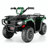 Electric 4-Wheeler Quad Car for Kids with MP3 & Light - 12V Battery Powered