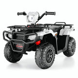 Electric 4-Wheeler Quad for Kids - 12V Battery Powered Ride-On Car in 6 Color Options