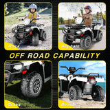 Electric 4-Wheeler Quad for Kids - 12V Battery Powered Ride-On Car in 6 Color Options