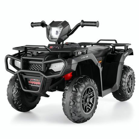 Electric 4-Wheeler Quad for Kids - 12V Battery Powered Ride-On Car in 6 Color Options