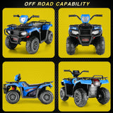 Electric 4-Wheeler Quad for Kids - 12V Battery Powered Ride-On Car in 6 Color Options