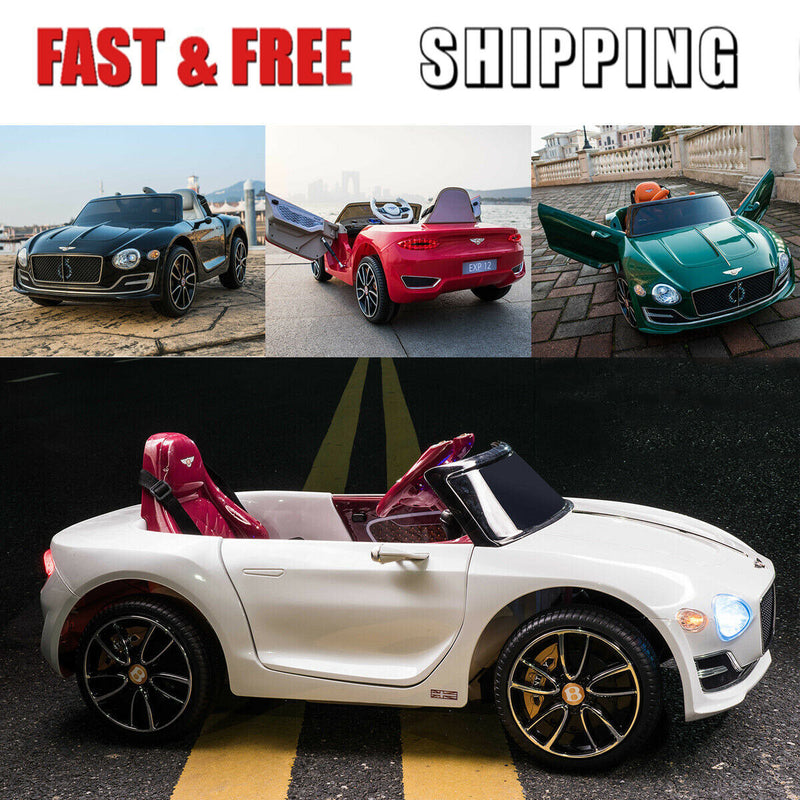 Electric 12V Kids Ride On Car with 2.4G Remote Control - Bentley Style GT Coupe EXP12