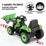 Electric 12V Kids Ride-On Excavator Truck with Music, Lights, and Remote Control