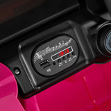 Electric 12V Pink Kids Ride On Jeep with USB, LED, Bluetooth, and RC Control
