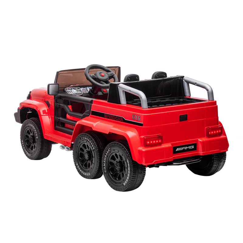 Electric 2-Door Kids Ride On Car with Remote Control, MP3 Player, and LED Lights - 24V