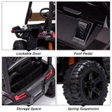 Electric 2-Seater Jeep for Kids with MP3 and LED Lights - 12V Battery Powered for Safe Fun!