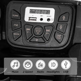 Electric 2-Seater Jeep for Kids with MP3 and LED Lights - 12V Battery Powered for Safe Fun!