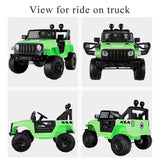 Electric 2-Seater Jeep Toy with MP3, Remote Control, and LED Lights - 12V 7AH Power for Kids