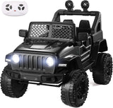 12V Electric Ride On Truck for Kids with 3 Speeds, Lights, Music, and Remote Control