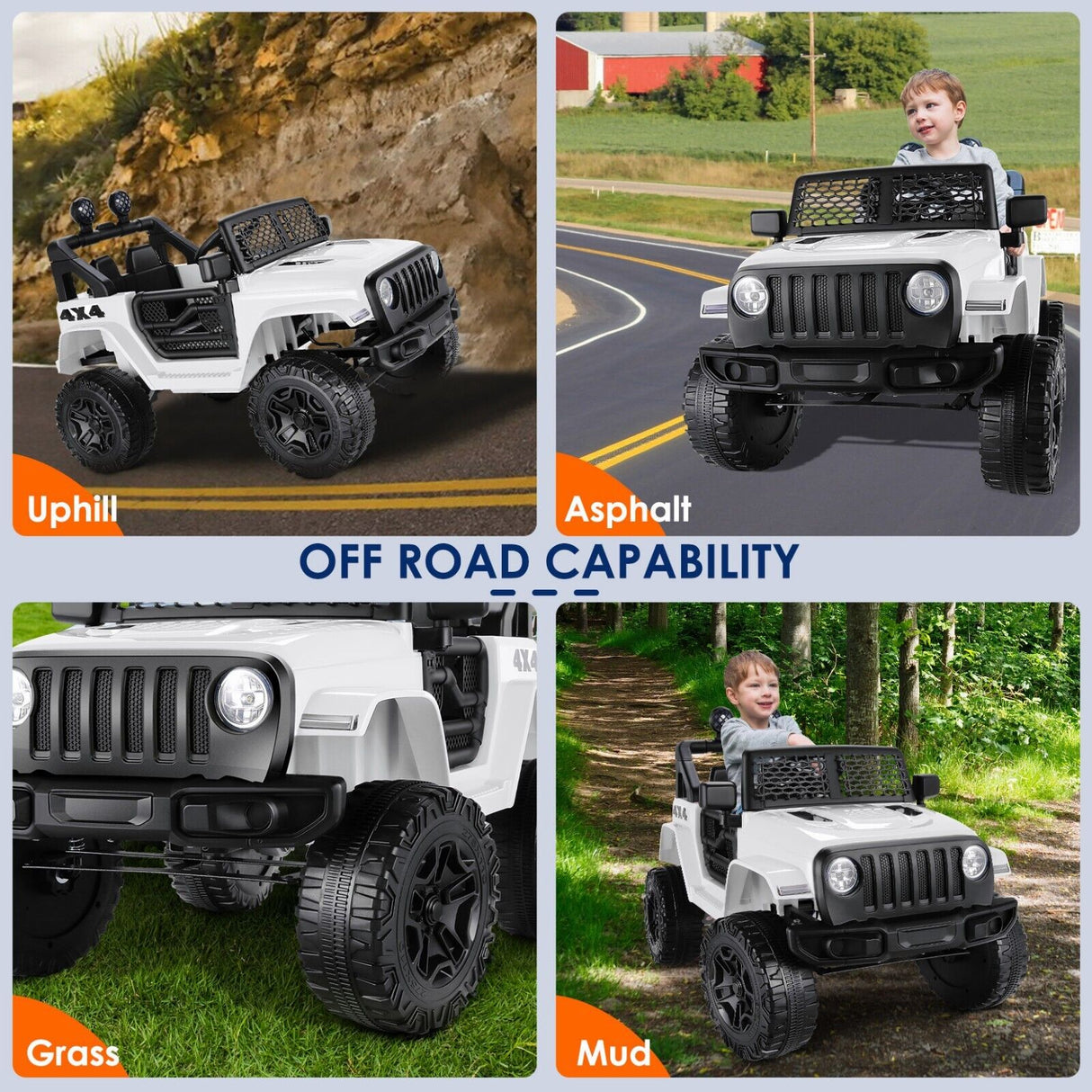 12V Ride On Car Truck with Remote Control - Perfect Christmas Gift for Kids