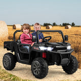Electric 2 Seater UTV Dump Truck with Remote Control and Dump Bed