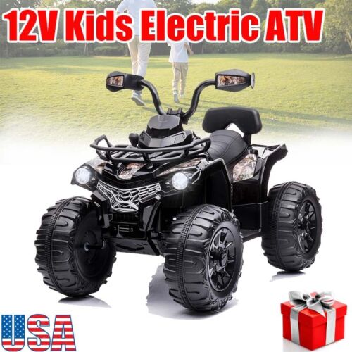 Electric 2-Speed Kids ATV Quad Car with MP3 and LED Lights - Perfect Gift for Kids!