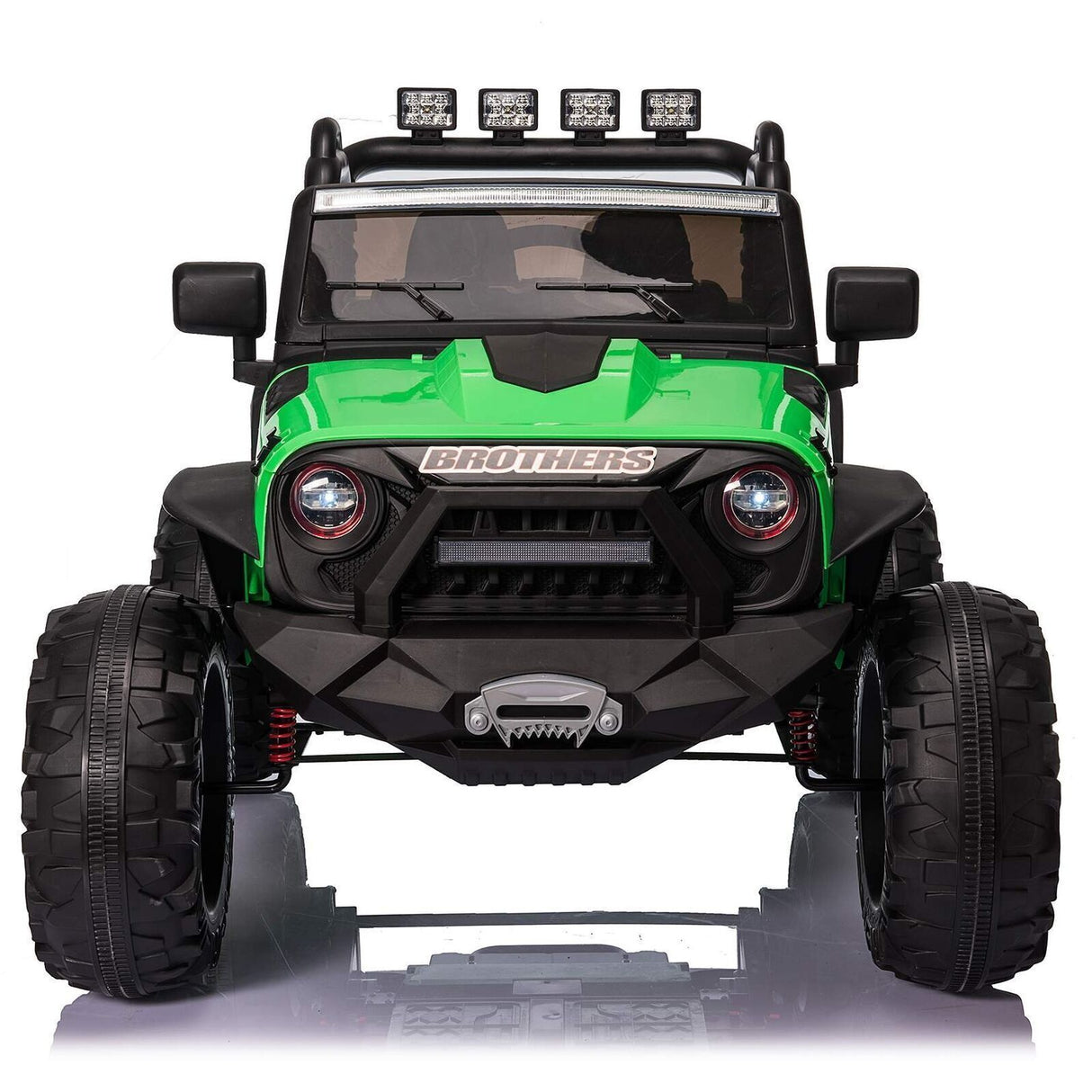 Electric 24V Battery-Powered Kids Ride On Jeep with USB, Bluetooth, and Remote Control