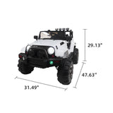 Electric 3-Speed Kids Ride On Truck with Remote Control - Perfect Gift for Young Drivers!