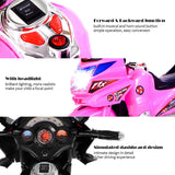 Electric 3-Wheel Motorcycle for Kids - Battery Powered Ride-On Toy Bike