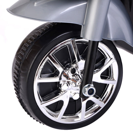 Electric 3-Wheel Ride On Motorcycle for Kids - Gray