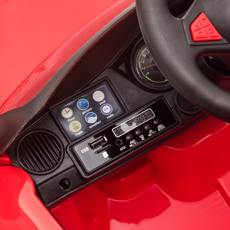 Electric 4 Colors 12V Kids Ride-On Car with 3 Speeds and Remote Control