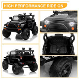 Electric 4-Wheel Ride-On Car Truck for Kids with Remote Control - 12V, 62 Lbs