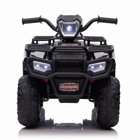 Electric 4-Wheeler ATV Quad for Kids with LED Lights, MP3 Player, and USB Port