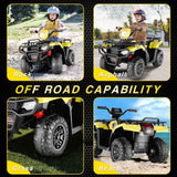 Electric 4-Wheeler ATV for Kids with 12V Battery, USB and AUX Ports
