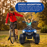 Electric 4-Wheeler ATV Quad for Kids with 2 Speeds, MP3 Player, and LED Lights