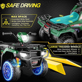 Electric 4-Wheeler ATV Quad for Kids with LED Lights - 12V Ride-On Car Toy