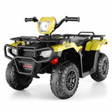 Electric 4-Wheeler ATV Quad for Kids with LED Lights, MP3 Player, and USB Port