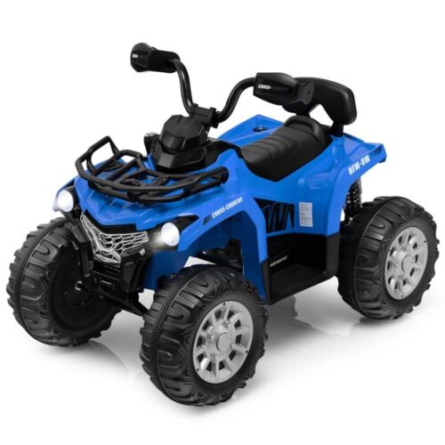 Electric 4-Wheeler ATV Quad for Kids with LED Lights, USB and MP3 Player - Perfect Gift for Boys and Girls (12V)