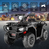 Electric 4-Wheeler ATV Quad for Kids with LED Lights, USB and MP3 Player - Suitable for Boys and Girls Aged 07