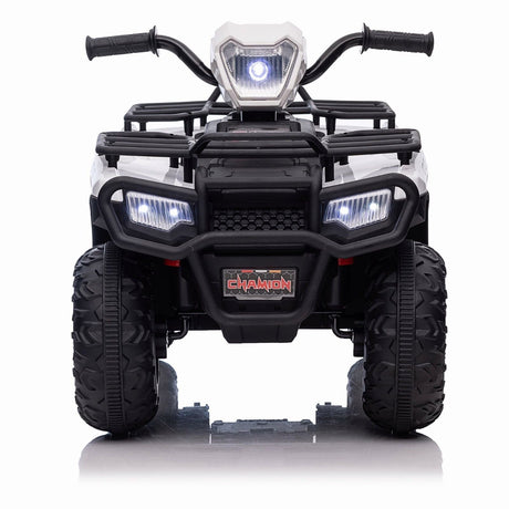 Electric 4-Wheeler ATV Quad for Kids with LED Lights, USB and MP3 Player - Suitable for Boys and Girls Aged 07