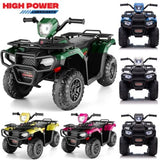 Electric 4-Wheeler ATV Quad for Kids with LED Lights, USB and MP3 Player - Suitable for Boys and Girls Aged 3-8 Years