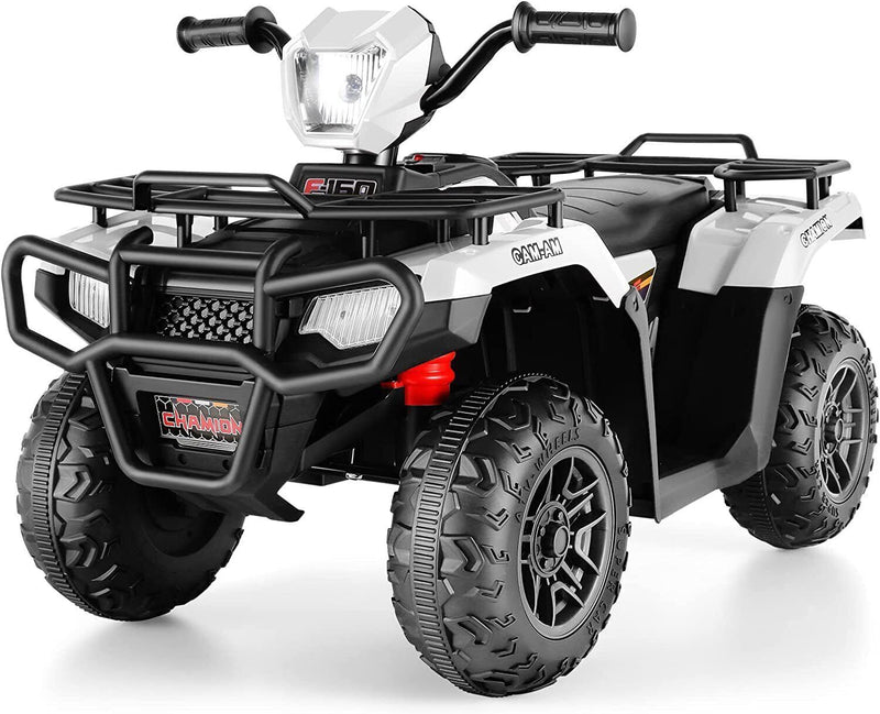 Electric 4-Wheeler ATV Quad for Kids with LED Lights, USB and MP3 Player - Suitable for Boys and Girls Aged 4 and Up