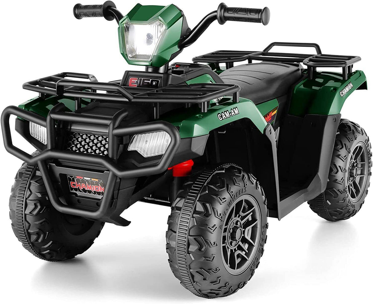 Electric 4-Wheeler ATV Quad for Kids with LED Lights, USB and MP3 Player - Suitable for Boys and Girls Aged 17 Months and Up