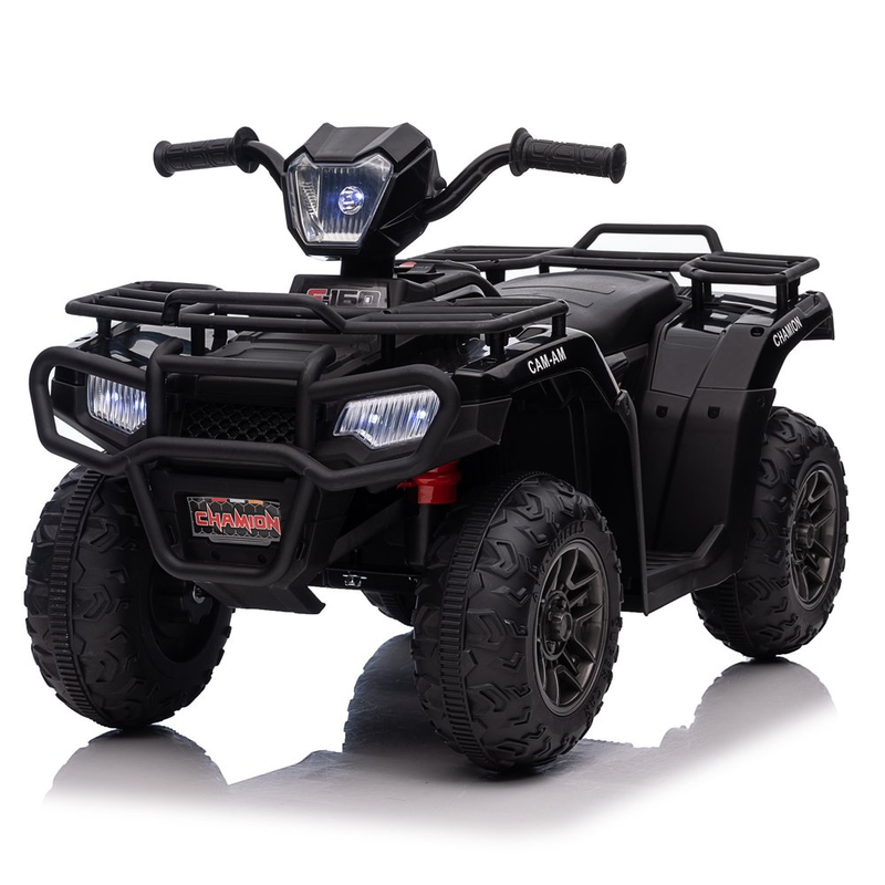 Electric 4-Wheeler ATV Quad for Kids with LED Lights, USB/MP3 Music