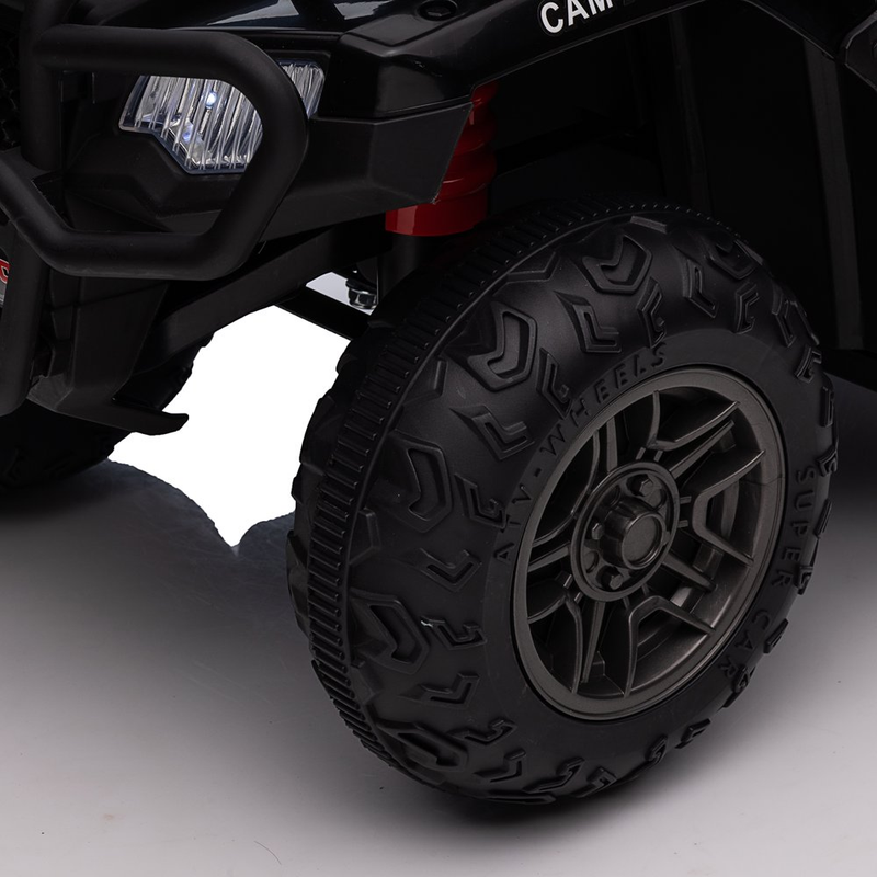 Electric 4-Wheeler ATV Quad for Kids with LED Lights, USB/MP3 Music