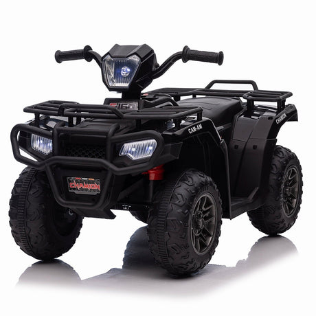 12V Kids Electric ATV Quad with LED, MP3, and USB - Fun 4-Wheeler Car Toy