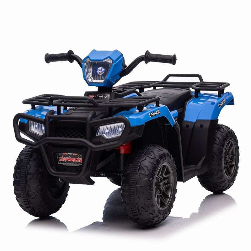 12V Kids Electric ATV Quad with LED, MP3, and USB - Fun 4-Wheeler Car Toy