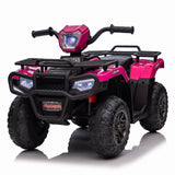 Electric 4-Wheeler ATV for Kids with AUX and USB Ports - 12V Ride-On Quad Car