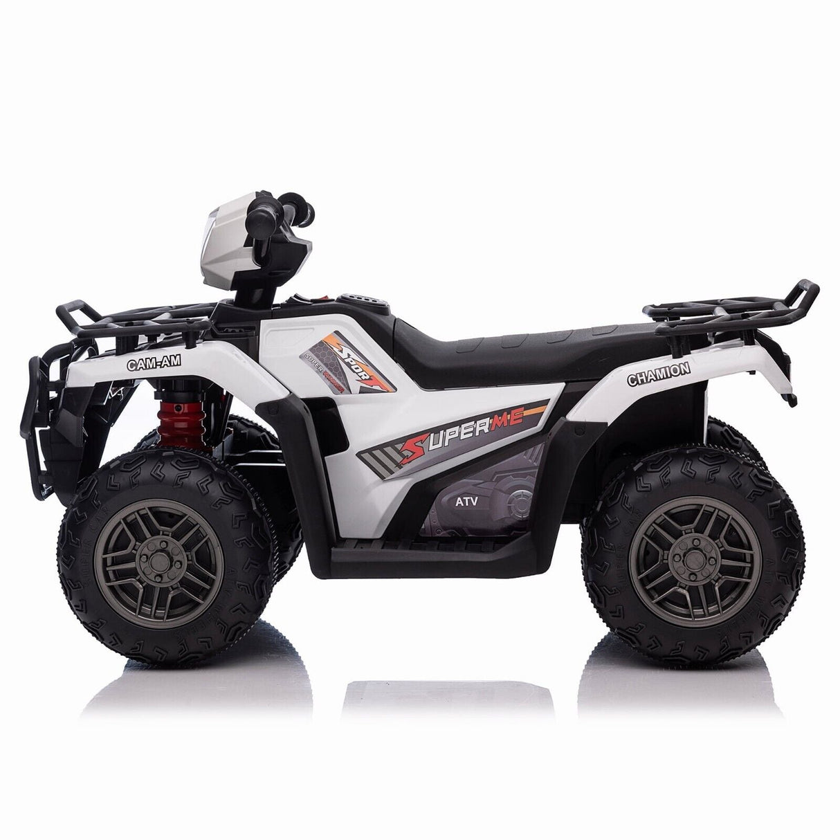 Electric Kids Ride On ATV 4-Wheeler Quad with Music, LED Lights, and USB for Ages 3-8