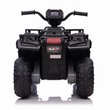 Electric 4-Wheeler ATV Quad for Kids with LED Lights, USB/MP3 Music Player