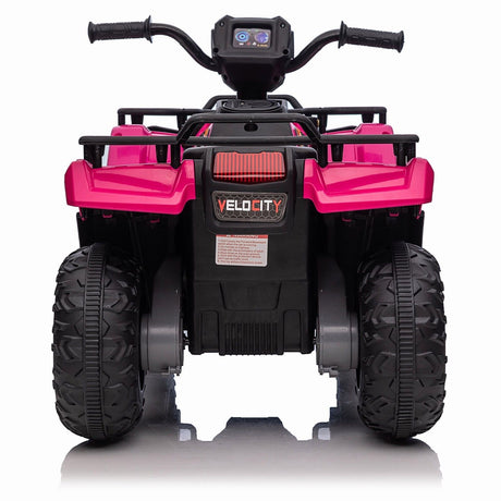 Electric 4-Wheeler Kids Ride on Car with LED Lights and MP3 Player - 12V 40W Battery-Powered ATV for Kids
