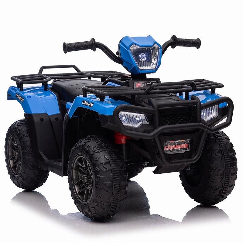Electric ATV 4-Wheeler for Kids with USB and AUX Ports - 12V Battery Powered Ride-On Car