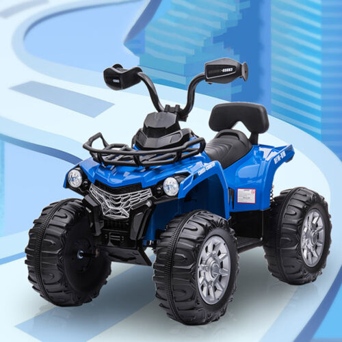 Electric 4-Wheeler ATV Quad Ride On Car for Kids with LED Lights and MP3 Player - 2 Speeds